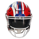 Josh Allen Autographed FSM Ripped Bills Authentic Speed Flex Helmet Beckett