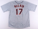 Denny McLain Signed 1968 Tigers Jersey Inscribed "31-6, 1968" & "2x CY 68/69"