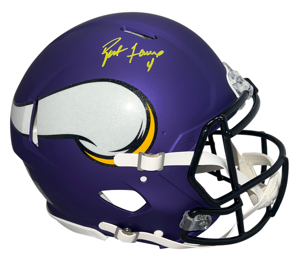 BRETT FAVRE SIGNED MINNESOTA VIKINGS FULL SIZE AUTHENTIC SPEED HELMET BECKETT