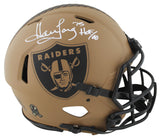 Raiders Howie Long "HOF 00" Signed STS II F/S Speed Proline Helmet w/ Case BAS W