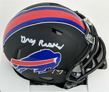 Gregory Rousseau Signed Buffalo Bills Speed Mini Helmet JSA Signature Debut COA