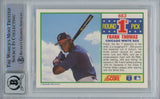 Frank Thomas Autographed/Signed 1990 Score 663 Trading Card HOF Beckett 47168