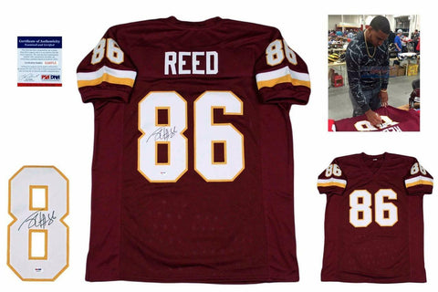 Jordan Reed SIGNED Jersey - PSA/DNA - Washington Redskins Autographed