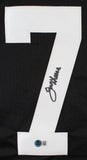 Joe Greene Authentic Signed Black Pro Style Jersey BAS Witnessed #1W967209