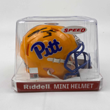 Autographed/Signed Damar Hamlin Pittsburgh Panthers Mini Helmet Beckett BAS COA