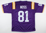 Thaddeus Moss Signed LSU Tigers Jersey (Beckett COA) 2019 NCAA National Champion