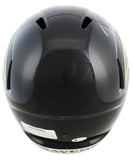 Ravens Ray Lewis Signed Full Size Speed Rep Helmet W/ Case w/ White Sig BAS Wit