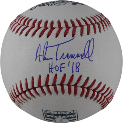 Alan Trammell Autographed Detroit Tigers OML HOF Baseball HOF Beckett 49317