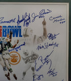 1968 Jets Super Bowl III Auto Framed 16x20 Photo 25 Sigs Namath PSA/DNA S06339