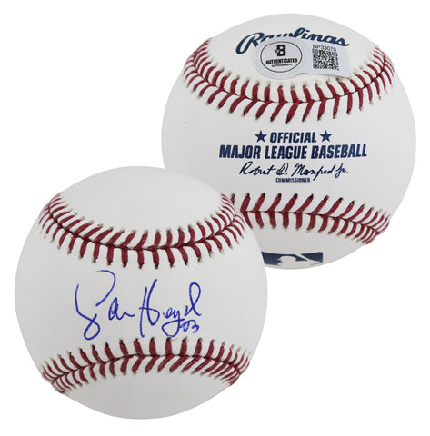 Padres Jason Heyward Authentic Signed Robert Manfred Oml Baseball BAS #BP33070