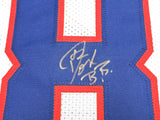 BUFFALO BILLS DON BEEBE AUTOGRAPHED SIGNED WHITE JERSEY JSA STOCK #234531