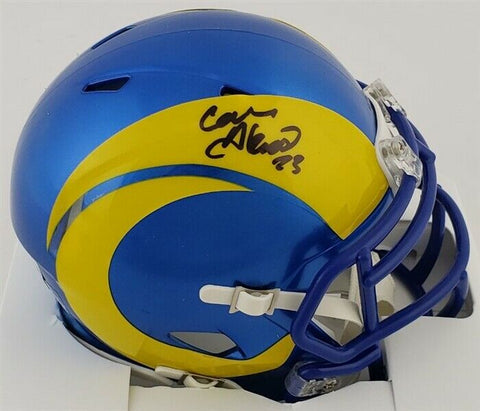 Cam Akers Signed Los Angeles Rams Mini Helmet (Beckett) Former FSU Running Back