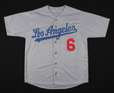 Steve Garvey Signed Los Angeles Dodgers Gray Jersey (JSA COA) 1981 W.S. Champion