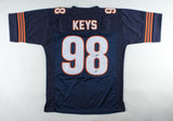 Tyrone Keys Signed Chicago Jersey Inscribed "SB XX" (JSA COA)1985 Bears D Line