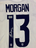 Alex Morgan Autographed USA Womens World Cup Nike Soccer Jersey Beckett COA