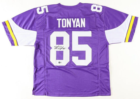 Robert Tonyan Signed Minnesota Vikings Jersey (Beckett) Journeyman Tight End