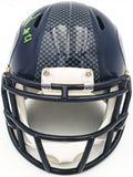 DEVON WITHERSPOON AUTOGRAPHED SEAHAWKS BLUE SPEED MINI HELMET MCS HOLO 229509