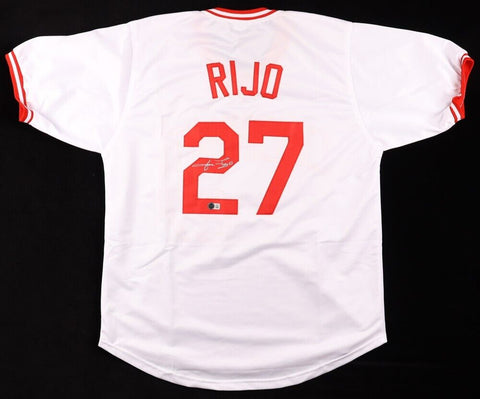 Jose Rijo Signed Cincinnati Reds Jersey (Beckett) World Series MVP 1990