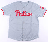 Curt Schilling Signed Philadelphia Phillies Jersey (Leaf COA) 6xAll Star Pitcher