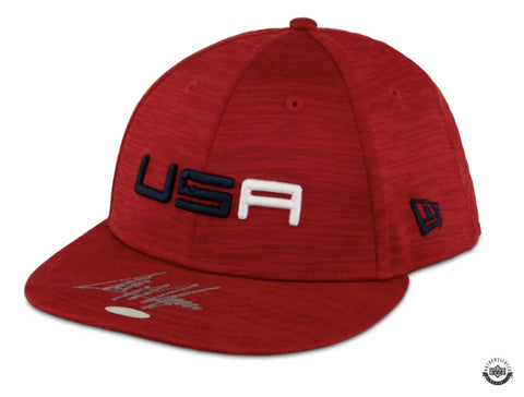 Collin Morikawa Autographed 2023 Ryder Cup Sunday Red Hat UDA