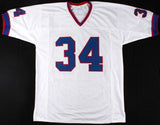 Thurman Thomas Signed Bills Jersey (Beckett COA) NFL Most Valuable Player 1991