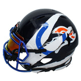 Peyton Manning Autographed Broncos / Colts ECC Ripped Speed Helmet Fanatics