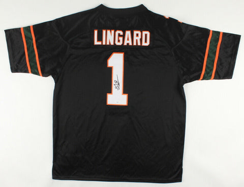 Lorenzo Lingard Signed Miami Hurricanes Jersey (JSA COA) Running Back