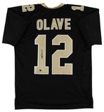 Chris Olave Authentic Signed Black Pro Style Jersey Signed On #1 BAS Witnessed