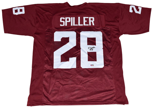 ISAIAH SPILLER AUTOGRAPHED TEXAS A&M AGGIES #28 MAROON JERSEY BECKETT