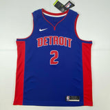 Autographed/Signed Cade Cunningham Detroit Pistons Blue Jersey Fanatics COA