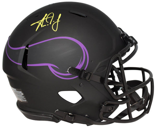 AARON JONES SIGNED MINNESOTA VIKINGS ECLIPSE AUTHENTIC SPEED HELMET BECKETT