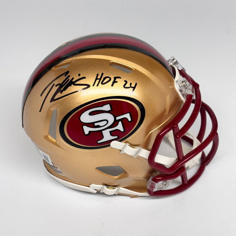 PATRICK WILLIS AUTOGRAPHED SIGNED SAN FRANCISCO 49ERS MINI HELMET HOF 24 BECKETT