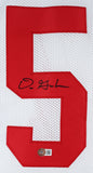 Dre Greenlaw Authentic Signed White Pro Style Jersey Autographed BAS Witnessed