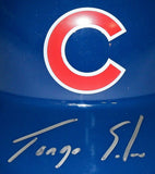 Jorge Soler Signed Cubs Full-Size Batting Helmet (Schwartz COA) 2016 World Champ