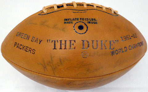 1963 Packers Autographed Wilson Football 45 Sigs Vince Lombardi PSA/DNA 125577