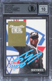 Shaquille O'Neal Signed 1993 Skybox Draft Picks #DP Card Auto 10 BAS Slabbed 2