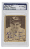 Rick Ferrell Signed 1940 Play Ball Baseball Card #21 Detroit Tigers Insc PSA/DNA