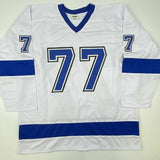 Autographed/Signed VICTOR HEDMAN Tampa Bay White Hockey Jersey JSA COA Auto