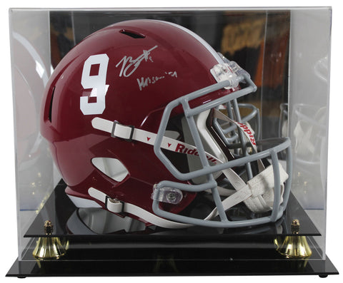 Alabama Bryce Young "Heisman 21" Signed F/S Speed Rep Helmet w/ Case BAS Wit