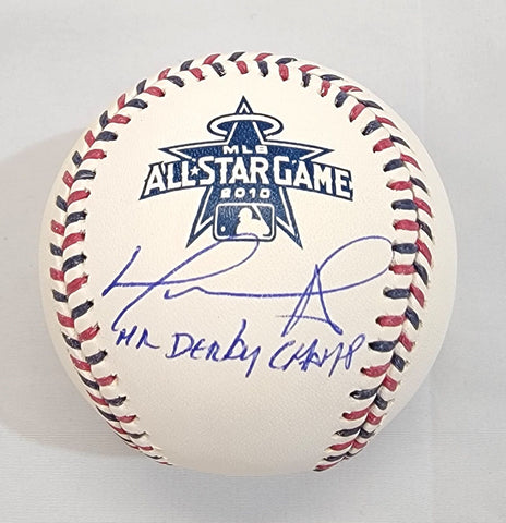 David Ortiz Signed Boston Red Sox 2010 All Star Game Baseball W/ HR Derby Champ