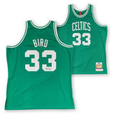Larry Bird Autographed Boston Celtics Authentic Mitchell & Ness Jersey JSA COA
