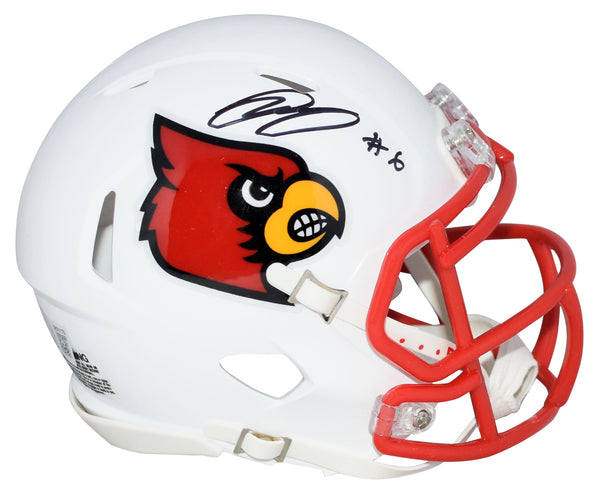 YAYA DIABY AUTOGRAPHED LOUISVILLE CARDINALS SPEED MINI HELMET BECKETT