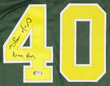 Shawn Kemp Signed Seattle Super Sonics' Jersey Inscribed "Reign Man" (PSA)