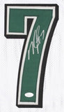 Michael Vick Signed Eagles White Jersey (JSA COA) 4 Time Pro Bowl Quarterback