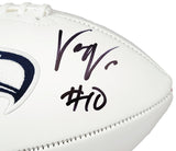 UCHENNA NWOSU AUTOGRAPHED SEATTLE SEAHAWKS WHITE LOGO FOOTBALL MCS HOLO 211034