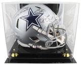 Cowboys RBs Smith, Dorsett & Elliott Signed F/S Speed Proline Helmet W/ Case BAS