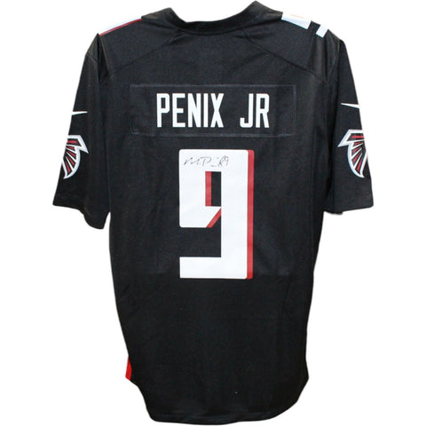 Michael Penix Autographed Atlanta Falcons Nike Black Jersey Beckett 48009