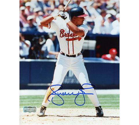 Andruw Jones Signed Atlanta Braves Unframed 8x10 MLB Photo - In Stance