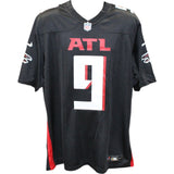 Michael Penix Autographed Atlanta Falcons Nike Black Jersey Beckett 48009