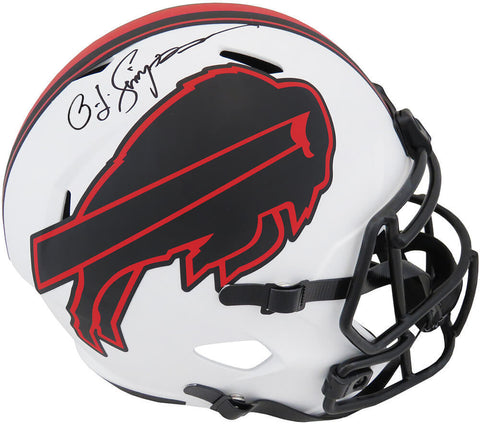 O.J. Simpson Signed Bills Lunar Eclipse Riddell F/S Speed Replica Helmet -SS COA